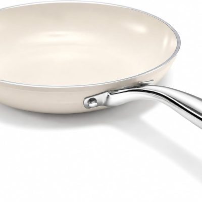 10 Inch Non Stick Frying Pans Nonstick Skillet, Ceramic Pan for Cooking Non Toxic, Nonstick Frying Pan Skillets with Stay Cool Handle, Fry Pans, Oven and Dishwasher Safe