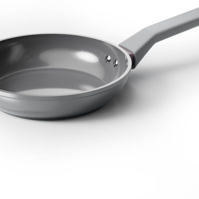 8 Inch NonStick Frying Pan, Diamond-Titanium Ceramic Frying Pans Skillet, Non Stick Egg Pans with Stay Cool Handle for Induction, Dishwasher & Oven Safe, PTFE & PFOA Free, Non Toxic for Cooking