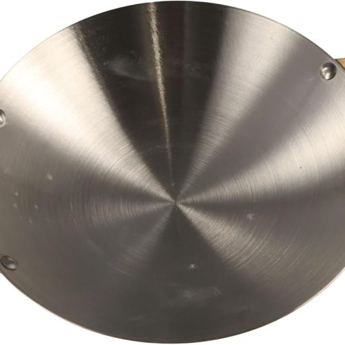 Stainless Steel Wok Household Korean Round Bottom Saucepan Traditional Frying Pan Multi- Cooking Wok Iron Soup Pot for Chinese Style Stir-Fry