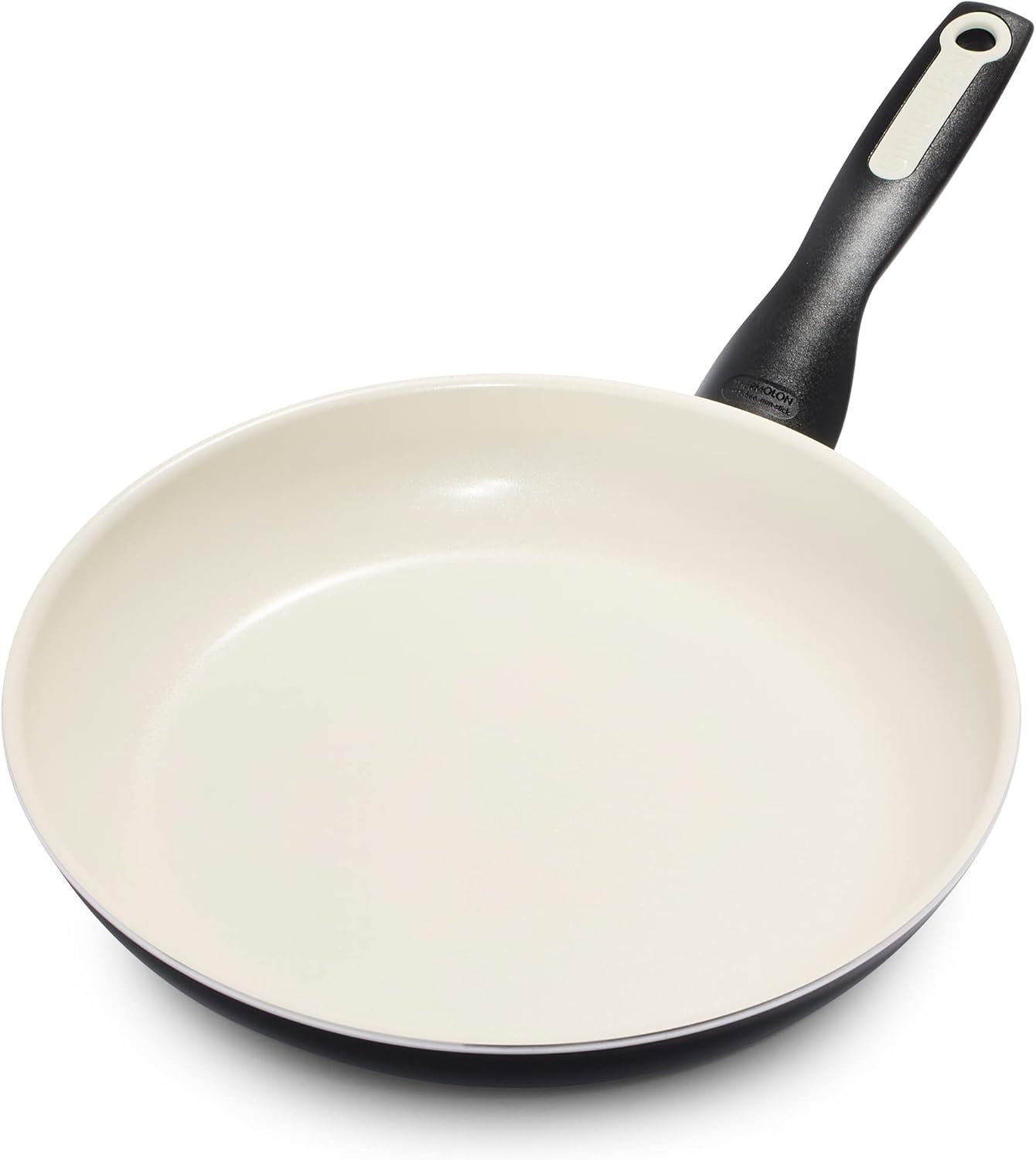 Healthy Ceramic Nonstick 10" Frying Pan Skillet, PFAS-Free, Dishwasher Safe, Black